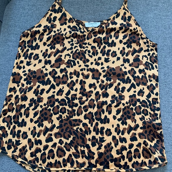 Pristine Aritzia Leopard Camisole - Picture 3 of 4